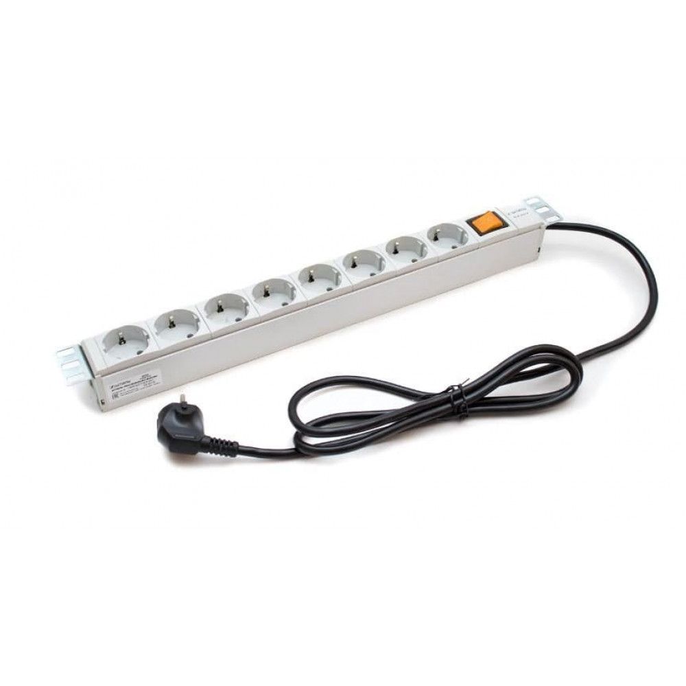 PDU-8xSchuko-Schuko. Блок розеток. Штиль