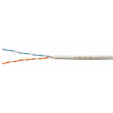 UTP-2P-Cat.5e-SOLID-LSZH-GY-LIGHT-500 (11079c). Кабель «витая пара» (LAN) для структурированных систем связи. CABEUS