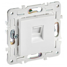SKANDY Розетка компьютерная RJ45 кат.6 SK-K02W скрытой установки арктический белый (SK-K10-2-K01). Розетка компьютерная. IEK