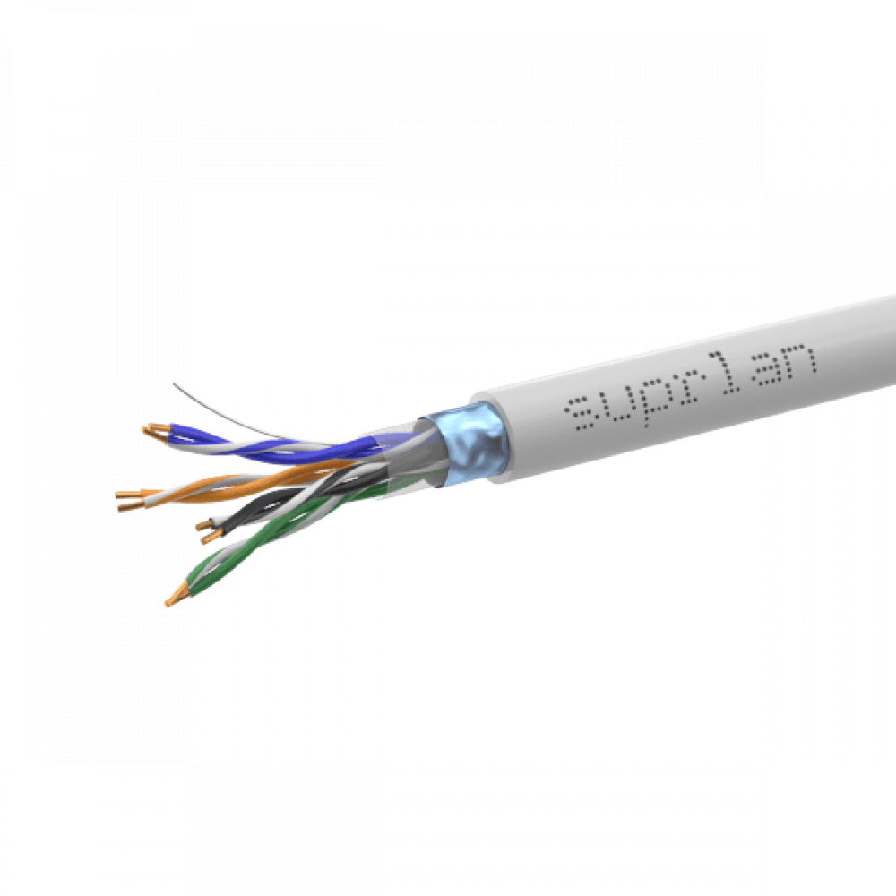 FTP Cat.5e 4x2xAWG24 Cu PVC Indoor Median (01-1033-1). Кабель «витая пара» (LAN) для структурированных систем связи. SUPRLAN