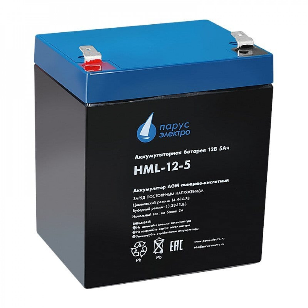 HML-12-5. Аккумулятор герметичный свинцово-кислотный. Связь инжиниринг