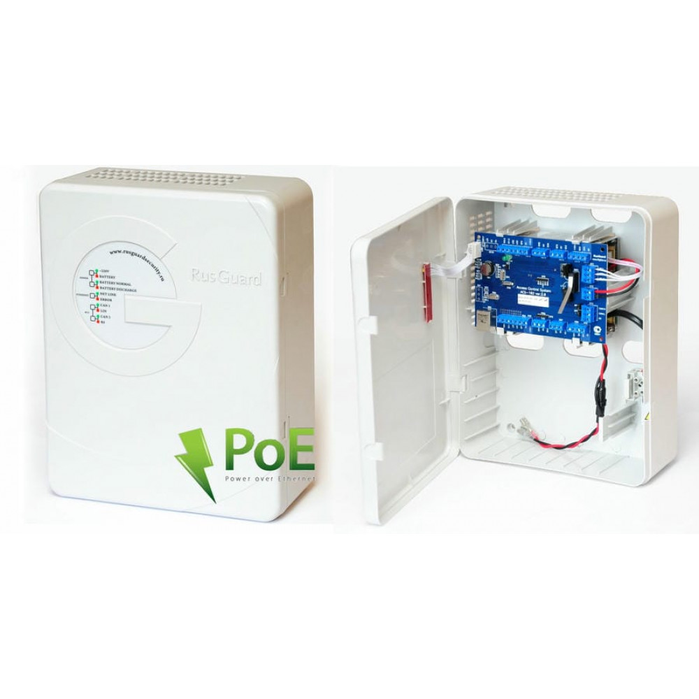 ACS-102-CE-B (POE). Контроллер СКУД сетевой. RusGuard