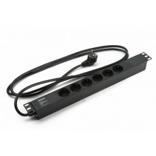 SHE19-6SH-2.5EU. Блок розеток 19. Hyperline