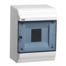 Корпус пластиковый навесной PRIME ЩРН-П-4 IP41 белый (MKP82-N-04-41-20). Корпус пластиковый. IEK