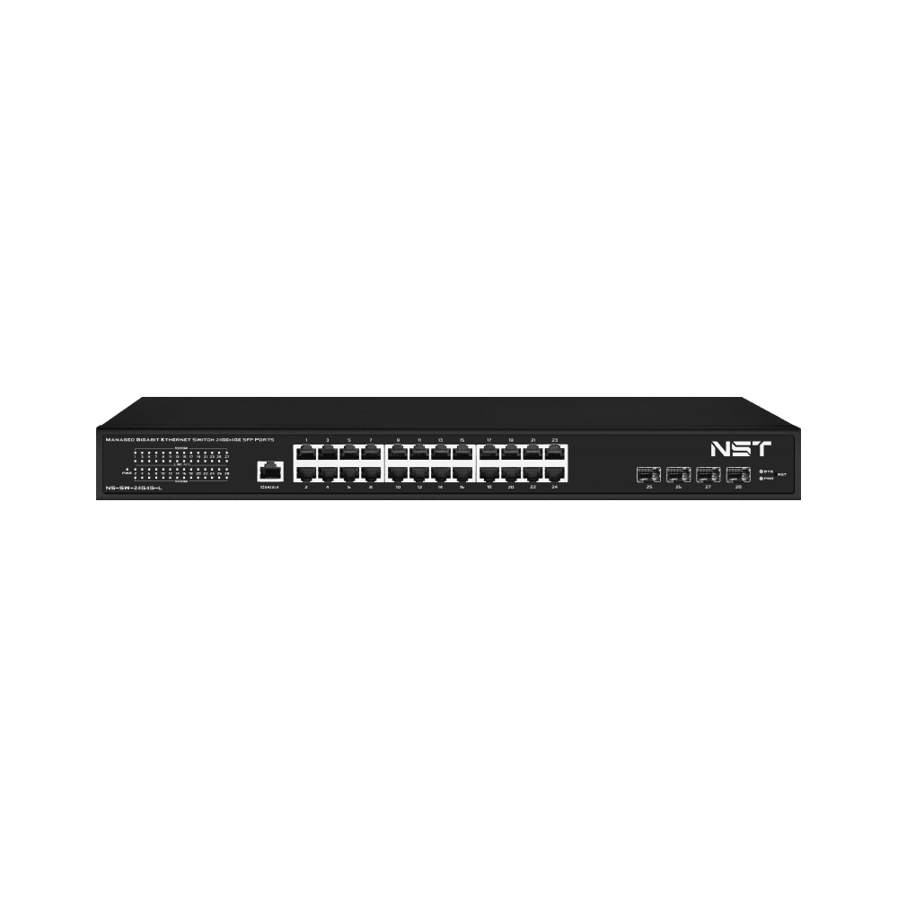 NS-SW-24G4G-L. Коммутатор без PoE. NST