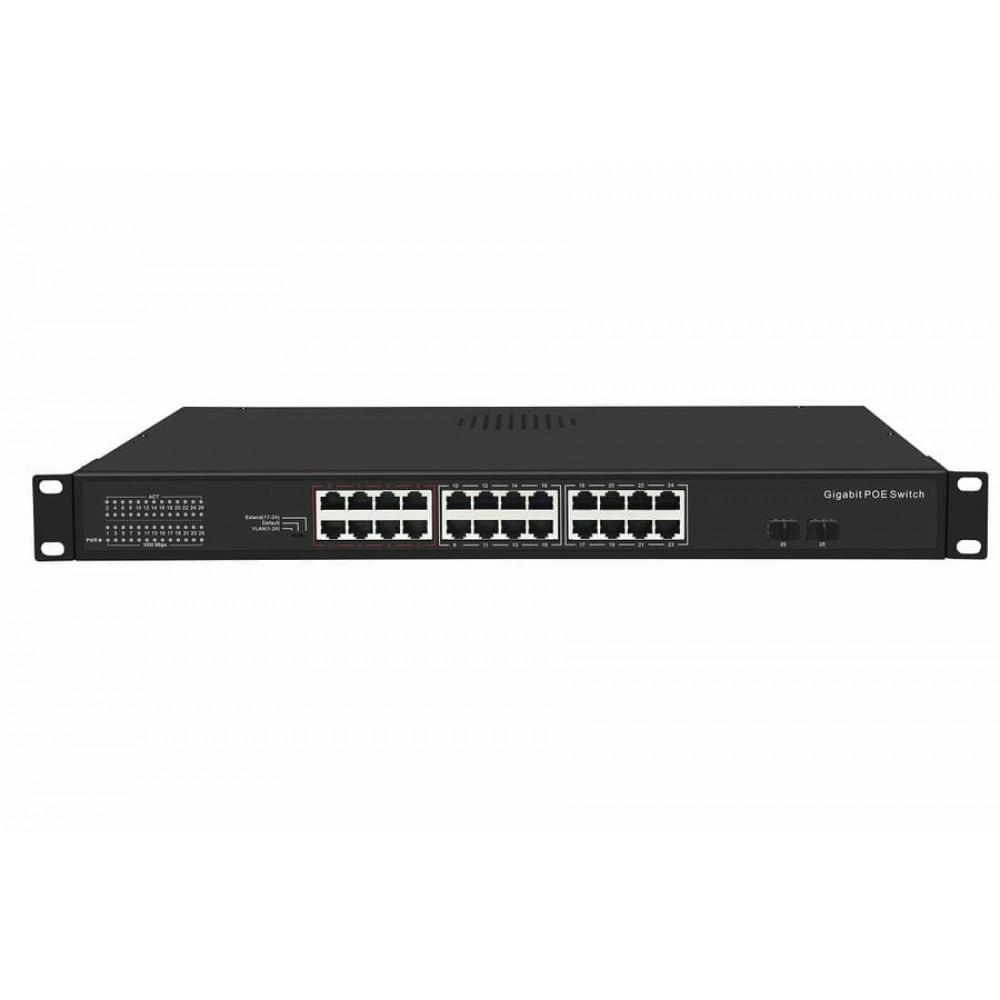 GL-SW-G005-24P. Коммутатор с PoE. NIKOMAX
