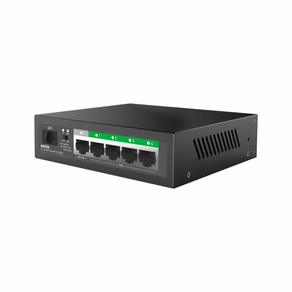 Netis P106GC. Коммутатор сетевой PoE неуправляемый. Netis