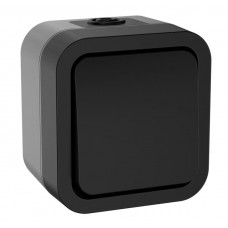 TORS Переключатель 1-клавишный TS101 открытой установки 10А IP55 графит (TS-V10-0-10-55-K53). Переключатель одноклавишный серии TORS. IEK