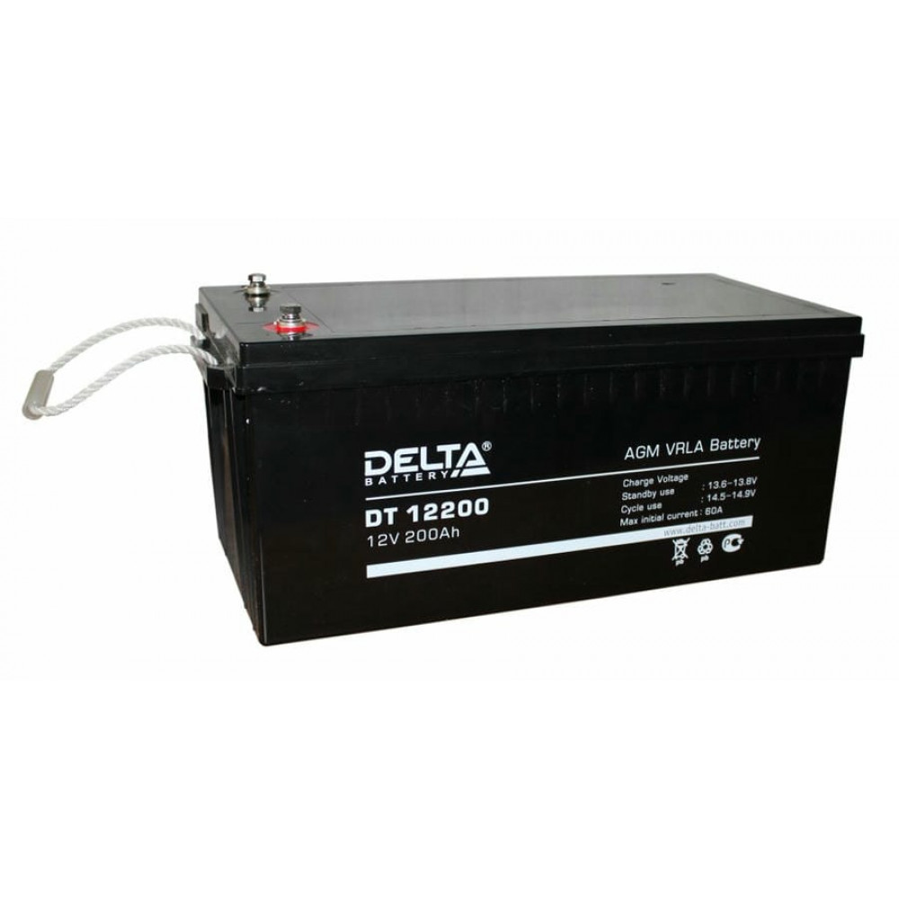 Delta DT 12200. Аккумулятор герметичный свинцово-кислотный. Delta