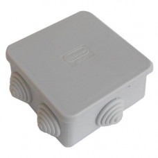 Коробка JBS080 85х85х40, 6 вых, IP44, серая (44006). Коробка монтажная. Экопласт