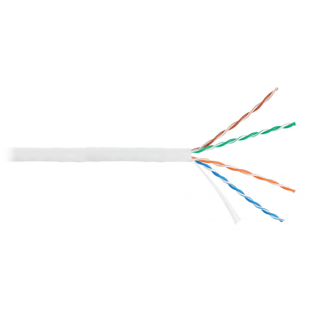 U/UTP 4pair, Cat5e, Solid, In, нг(А)-HF (NMC 4100C-WT). Кабель «витая пара» (LAN) для структурированных систем связи. NIKOMAX