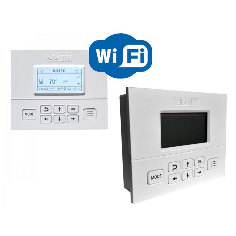 ZONT МЛ-753 Wi-fi. Панель управления. MicroLine