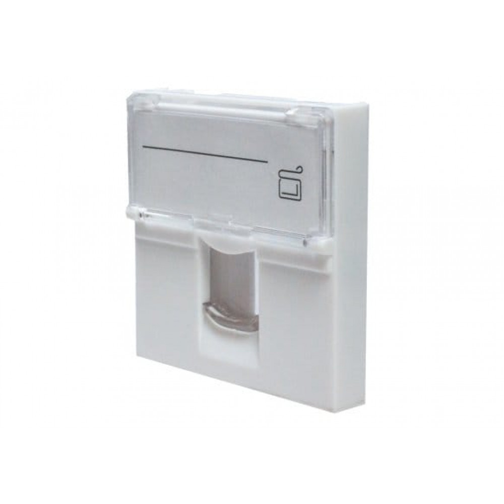 Лицевая панель 1 порт (45х45, Keystone) (10-0301-1). Лицевая панель. SUPRLAN
