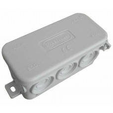 Коробка JBL090 90х42х40, 10 вых., IP55, серая (44055). Коробка монтажная. Экопласт