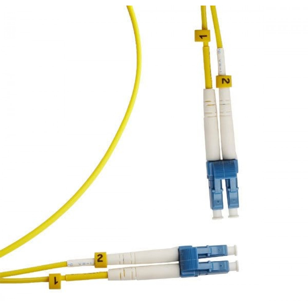 FC-D2-9-LC/UR-LC/UR-H-2M-LSZH-YL. Патч-корд волоконно-оптический LC/UPC-LC/UPC. Hyperline