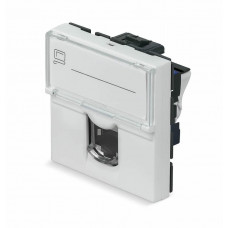 KJ-RJ45-Cat.6-180T-FP-L-45 (11842c). Вставка Keystone Jack RJ-45. CABEUS