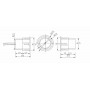 SP-DM030NCNO-BR. Извещатель охранный точечный магнитоконтактный. Smartec