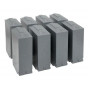 Комплект клеммных крышек для рубильников TwinBlock 315-400А (8 шт) (tb-cvrlong-8-315-400). Клемные крышки для рубильника. EKF