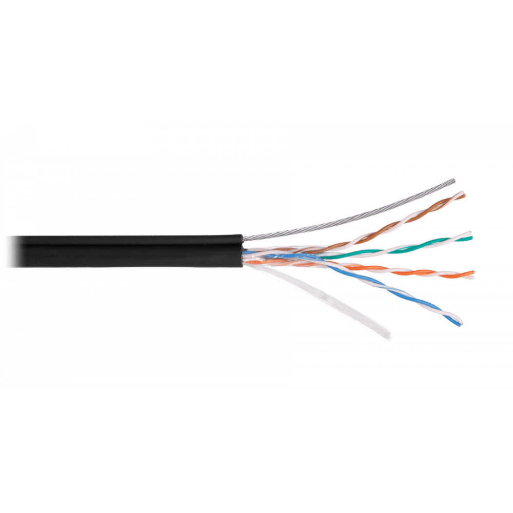 U/UTP 4pair, Cat5e, Solid, Out, SW, PVC (NMC 4805B-BK). Кабель «витая пара» (LAN) для структурированных систем связи. NIKOMAX