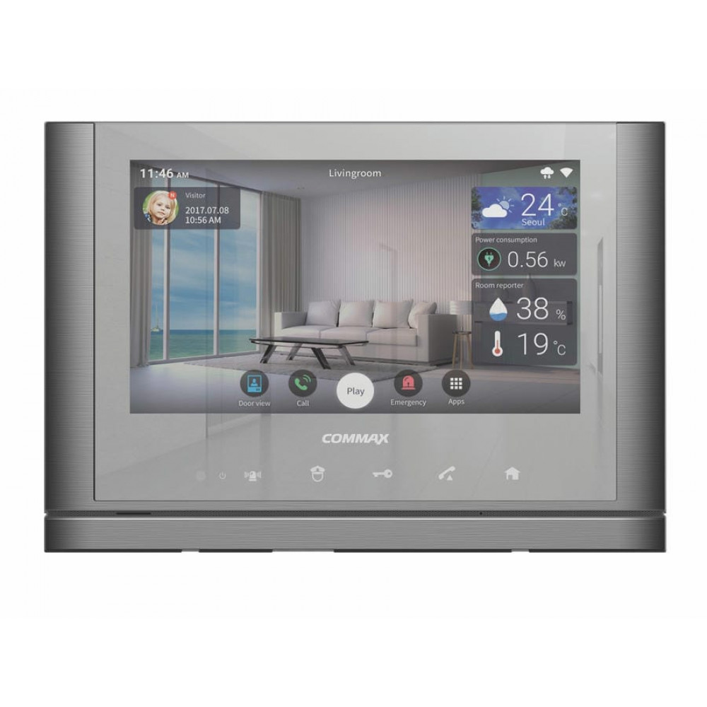 CIOT-1020M (белый). Монитор IP-домофона цветной. Commax