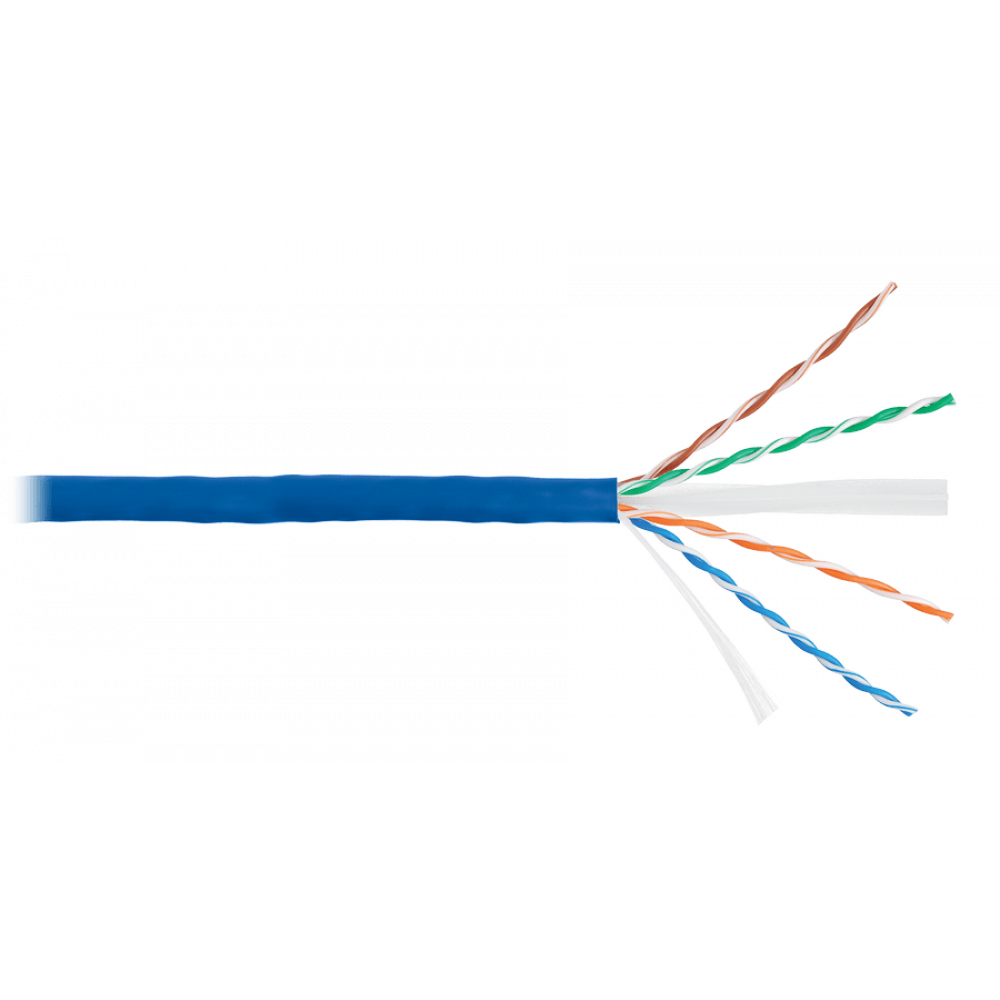 U/UTP 4pair, Cat6, Solid, In, нг(А)-HF (NMC 9140C-BL). Кабель «витая пара» (LAN) для структурированных систем связи. NIKOMAX