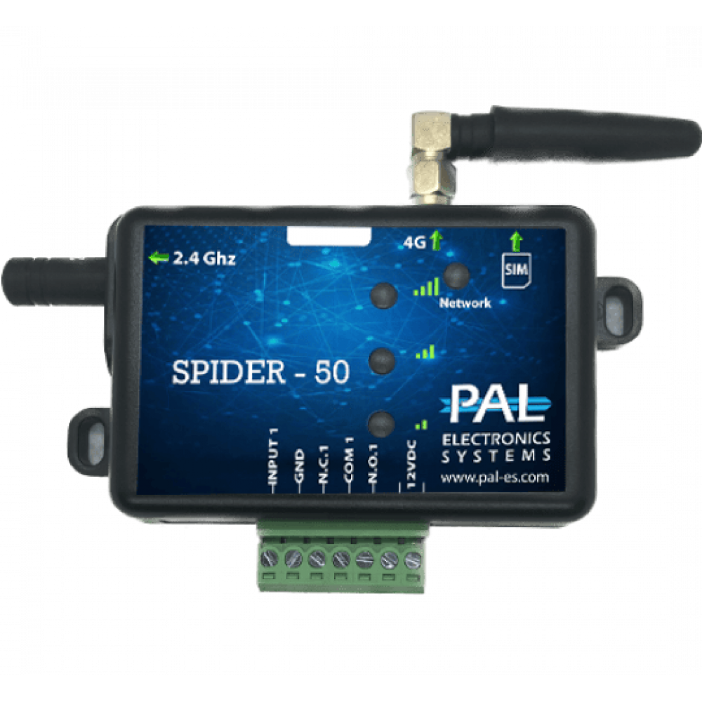 SPIDER 50. Контроллер СКУД GSM. PAL Electronics Systems Ltd