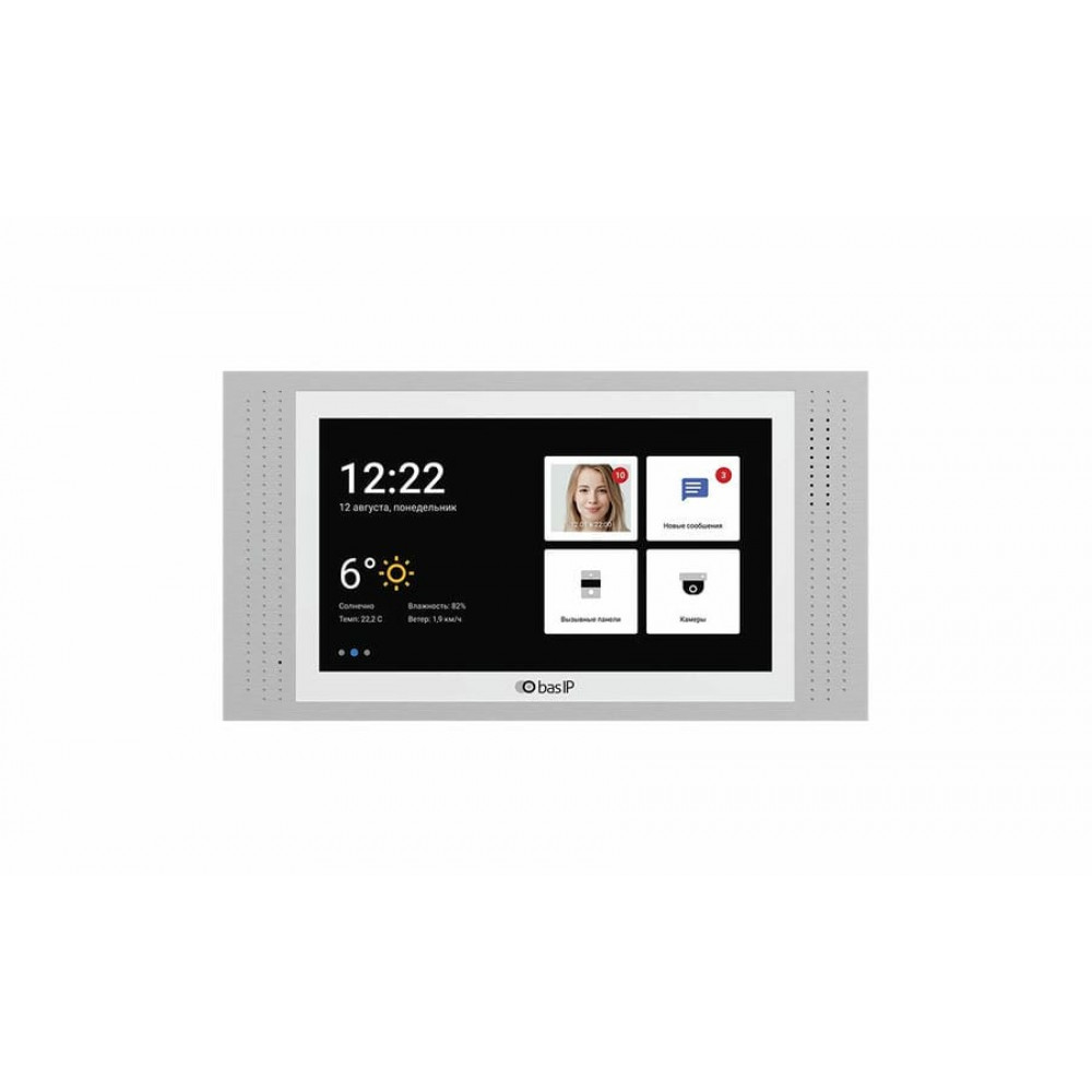 AT-07L WHITE. Монитор IP-видеодомофона цветной. BAS-IP