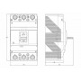 YON MGS630 3P 400-500A 60kA (MGS630S-3TAMF0500). Автоматический выключатель в литом корпусе. ДКС