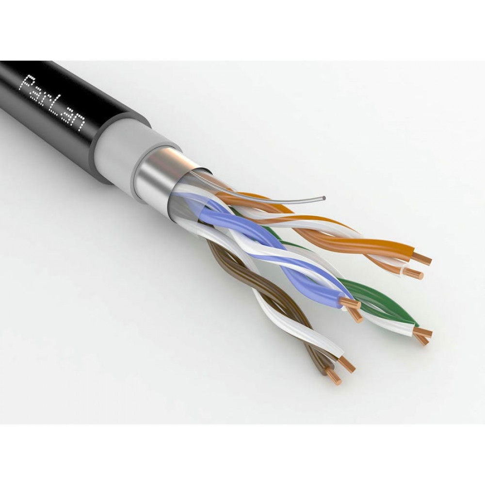 ParLan F/UTP Cat5e PVC/PE 4х2х0,52 (100007). Кабель «витая пара» (LAN) для структурированных систем связи. Паритет