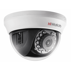 DS-T591(C) (2.8 mm). Бюджетная видеокамера мультиформатная купольная. HiWatch