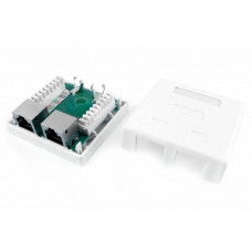 SB1-2-8P8C-C6-SH-WH. Розетка RJ-45. Hyperline SB1-2-8P8C-C6-SH-WH. Розетка RJ-45. Hyperline