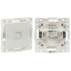 Стокгольм Механизм Розетки RJ-45 1-местной (EYK01-035-10). Механизм Розетки RJ-45 1-местной. EKF