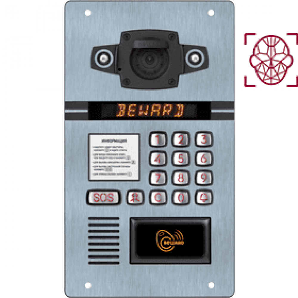 DKS15135 (2Мп, 2.1мм). Вызывная панель подъездного IP-домофона. Beward