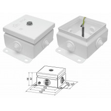 КМ IP55-1010 (без DIN рейки). Коробка монтажная электротехническая. Гефест