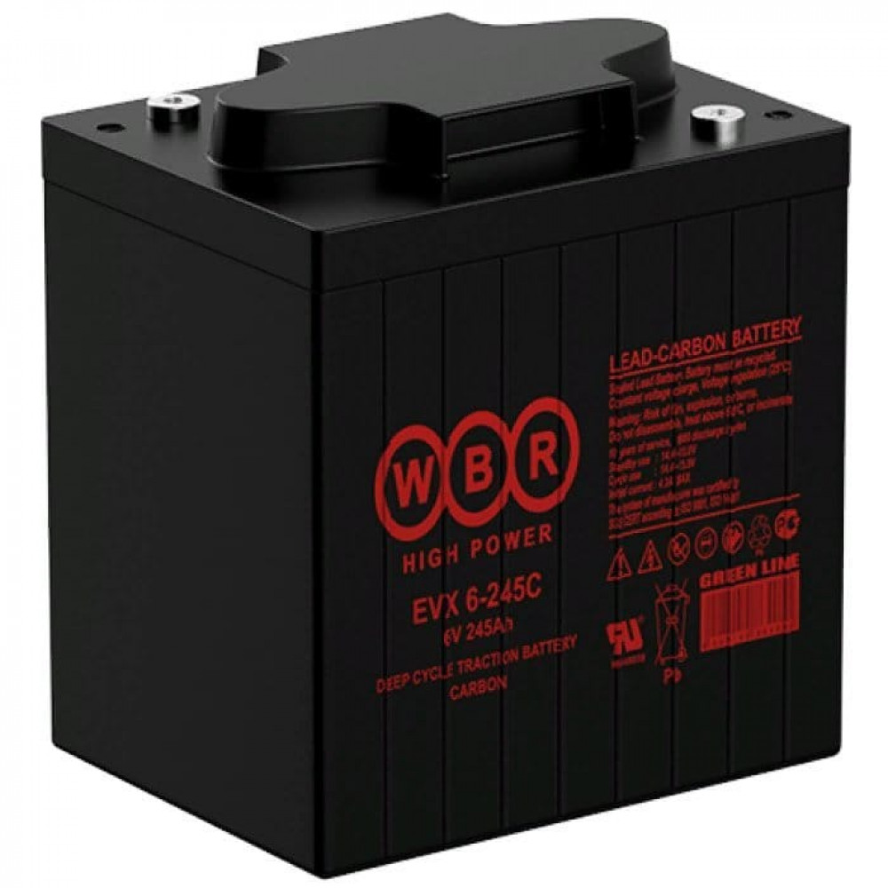 WBR EVX6-245C. Аккумулятор герметичный свинцово-кислотный. WBR