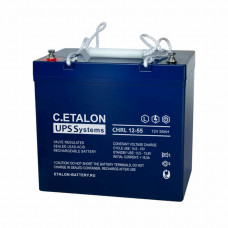 C.ETALON CHRL 12-55. Аккумулятор герметичный свинцово-кислотный. ETALON C.ETALON CHRL 12-55. Аккумулятор герметичный свинцово-кислотный. ETALON