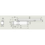 TS90 Impulse (серый). Доводчик для дверей весом до 80 кг, двухскоростной. dormakaba