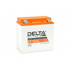 Delta CT 1214. Аккумулятор герметичный свинцово-кислотный стартерный. Delta