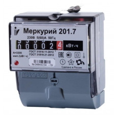 Меркурий 201.7 1ф 5-60А 1 класс точности, 1 тариф (00000032680). Счетчик электроэнергии. Инкотекс