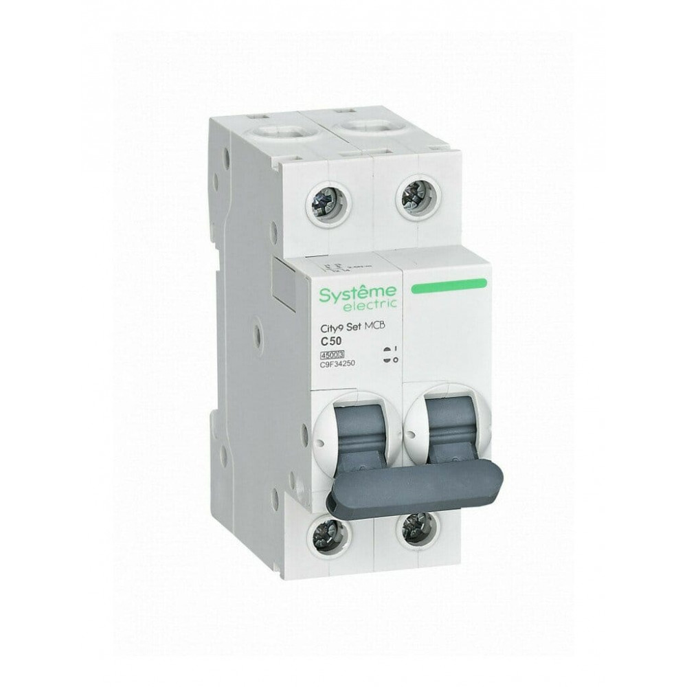 City9 Set 2P 50А 4.5kA С (C9F34250). Автоматический выключатель. Systeme Electric