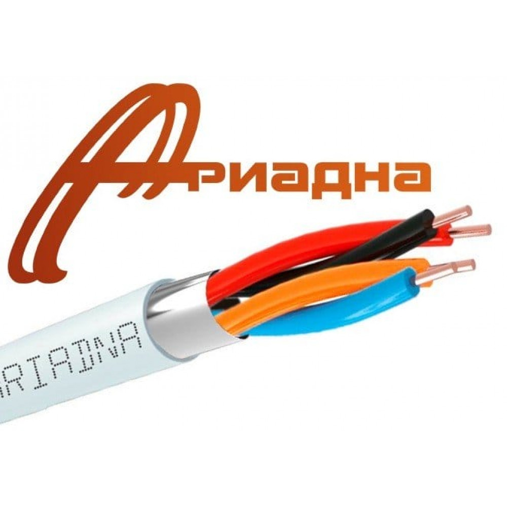 КПСЭнг(А)-FRLSLTx 1х2х1,0 (Ариадна). Кабель для систем ОПС и СОУЭ огнестойкий, не поддерживающий горения, экранированный. Ариадна