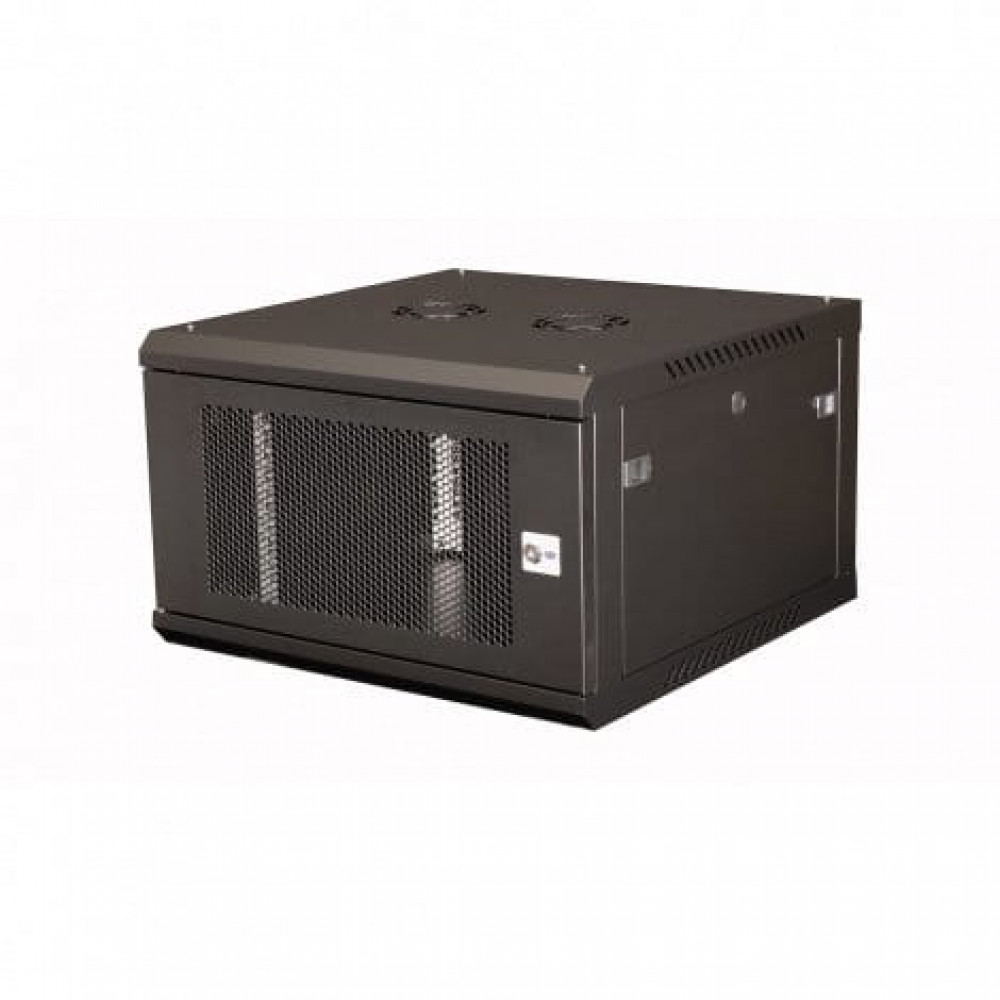 DR-651101. Шкаф телекоммуникационный 19 настенный, дверь перфорированная, 6U. Datarex