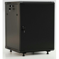 TWB-FC-1566-SR-RAL9004. Шкаф телекоммуникационный 19 настенный 15U. Hyperline