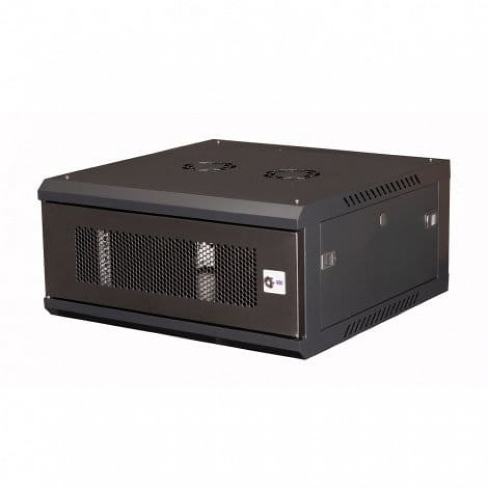 DR-650101. Шкаф телекоммуникационный 19 настенный, дверь перфорированная, 4U. Datarex