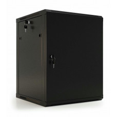 TWB-1268-SR-RAL9004. Шкаф телекоммуникационный 19 настенный 12U. Hyperline