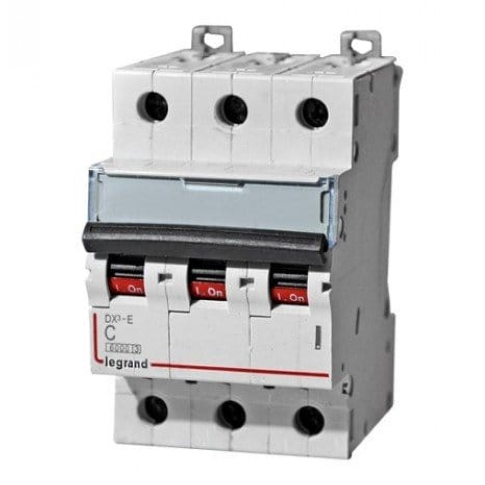 DX3-E 3P C 63A 6kA (407297). Автоматический выключатель. Legrand
