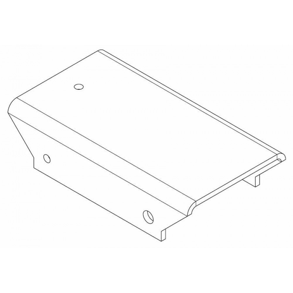 PERCo-MB-16.8. Накладка прямая верхняя. PERCo