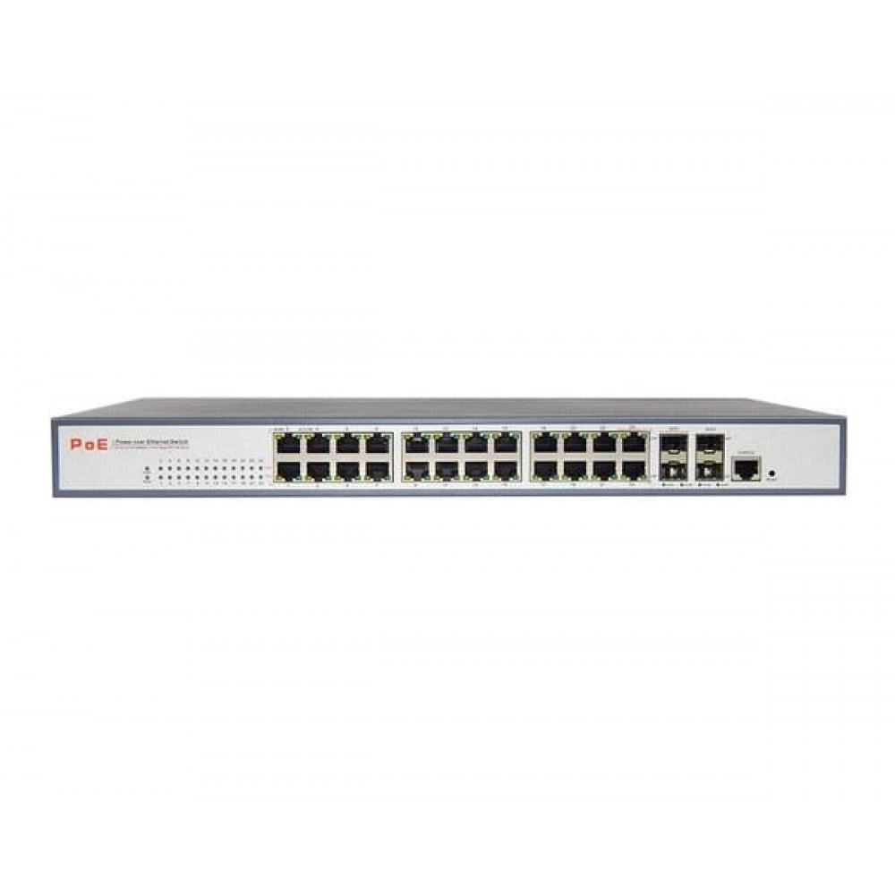 CO-SWP24GFM. Коммутатор 24-портовый Gigabit Ethernet с PoE. ComOnyx