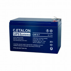 C.ETALON CHR 6-7. Аккумулятор герметичный свинцово-кислотный. ETALON C.ETALON CHR 6-7. Аккумулятор герметичный свинцово-кислотный. ETALON
