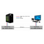 MMS-9525D-T. Удлинитель KVM. TNTv